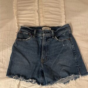 Abercrombie & Fitch Blue Jean Shorts